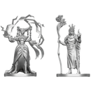 Human Druid & Elf Sorcerer - Unpainted