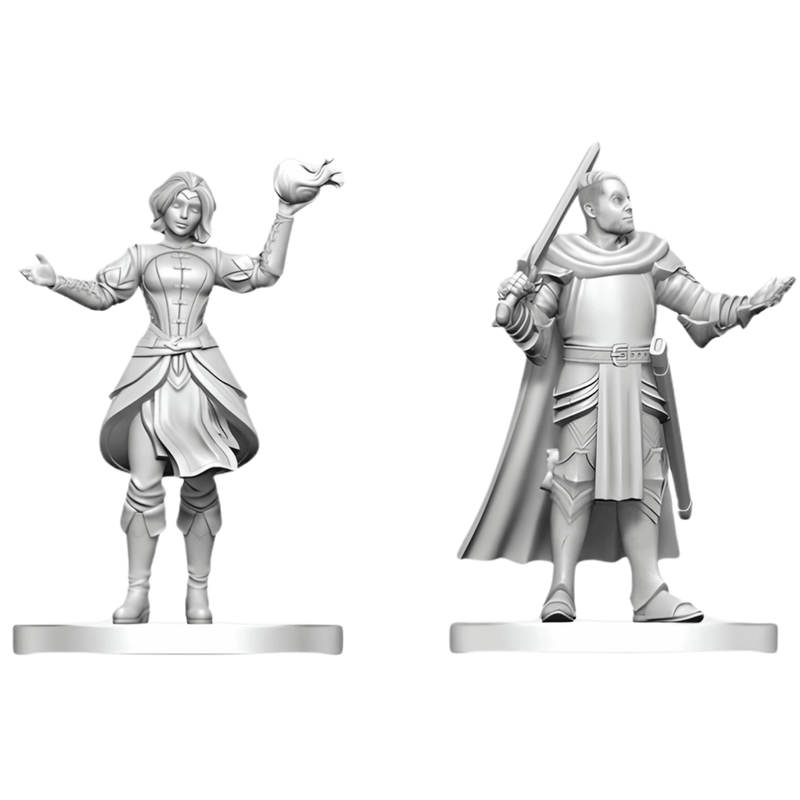 Knight & Mage Apprentice - Unpainted