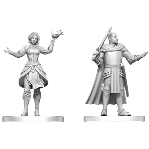 Knight & Mage Apprentice - Unpainted