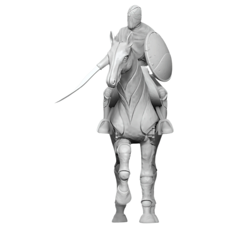 Nimblewright Steed with Rider (Unpainted)