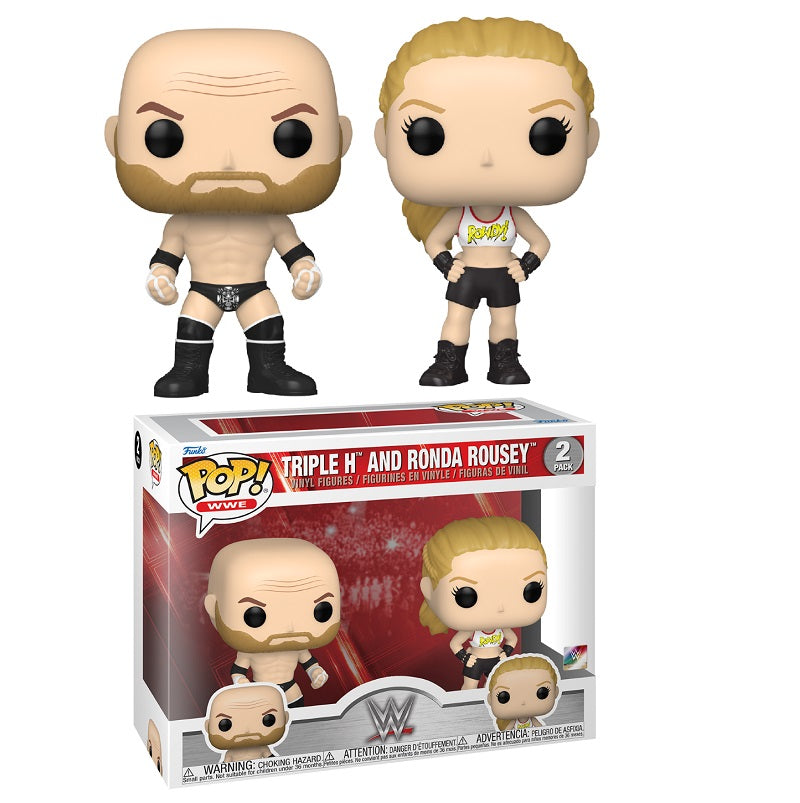 Funko POP - Triple H and Ronda Rousey 2 Pk