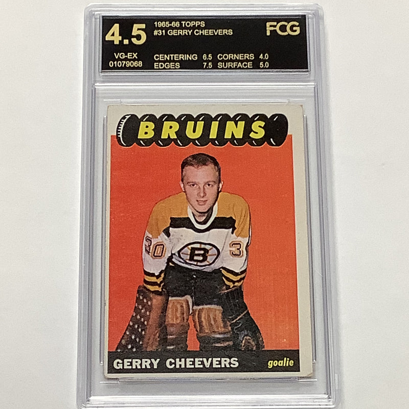 1965-66 Gerry Cheevers - 4.5