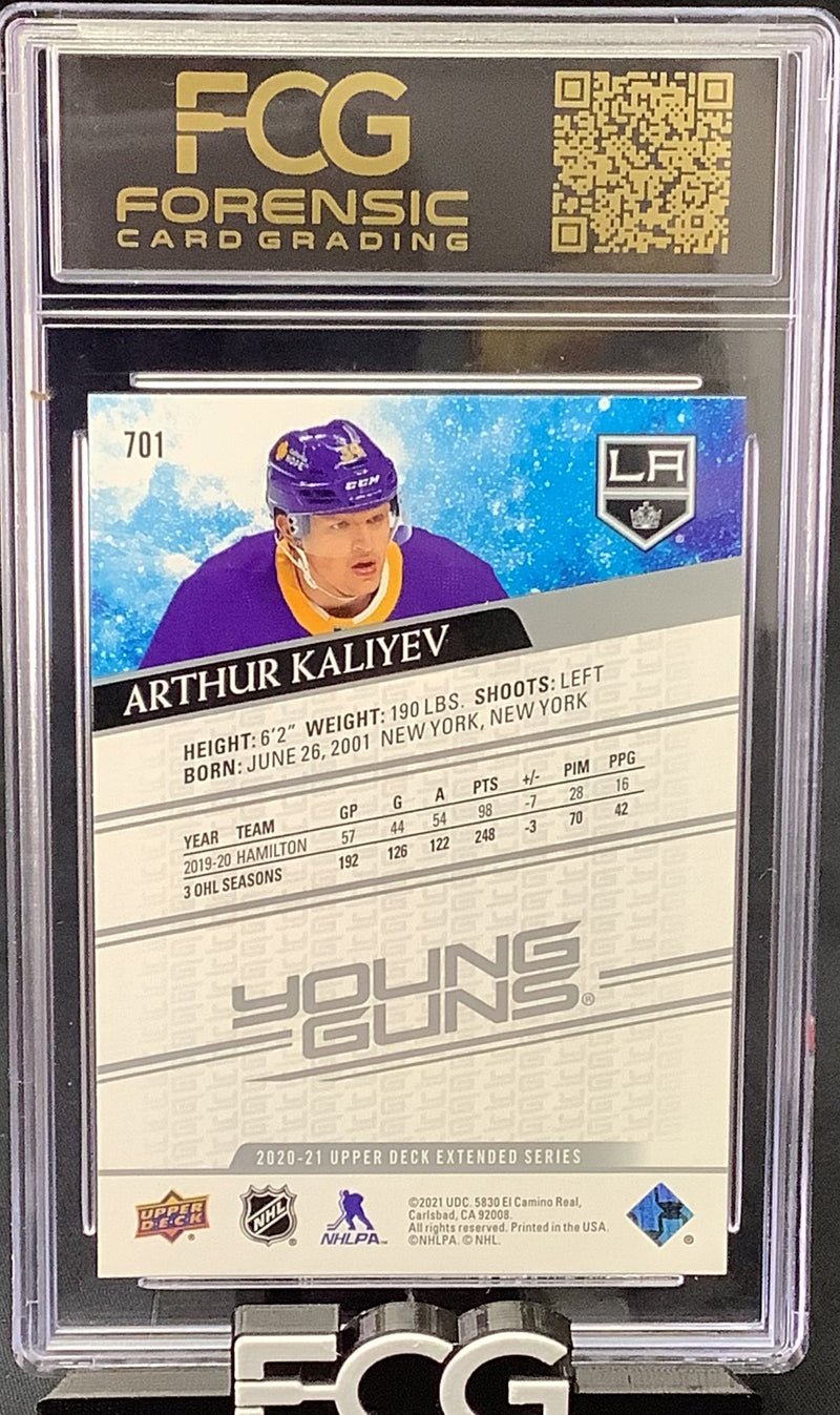 2020-21 YOUNG GUNS ROOKIE CARD - Arthur Kaliyev 10