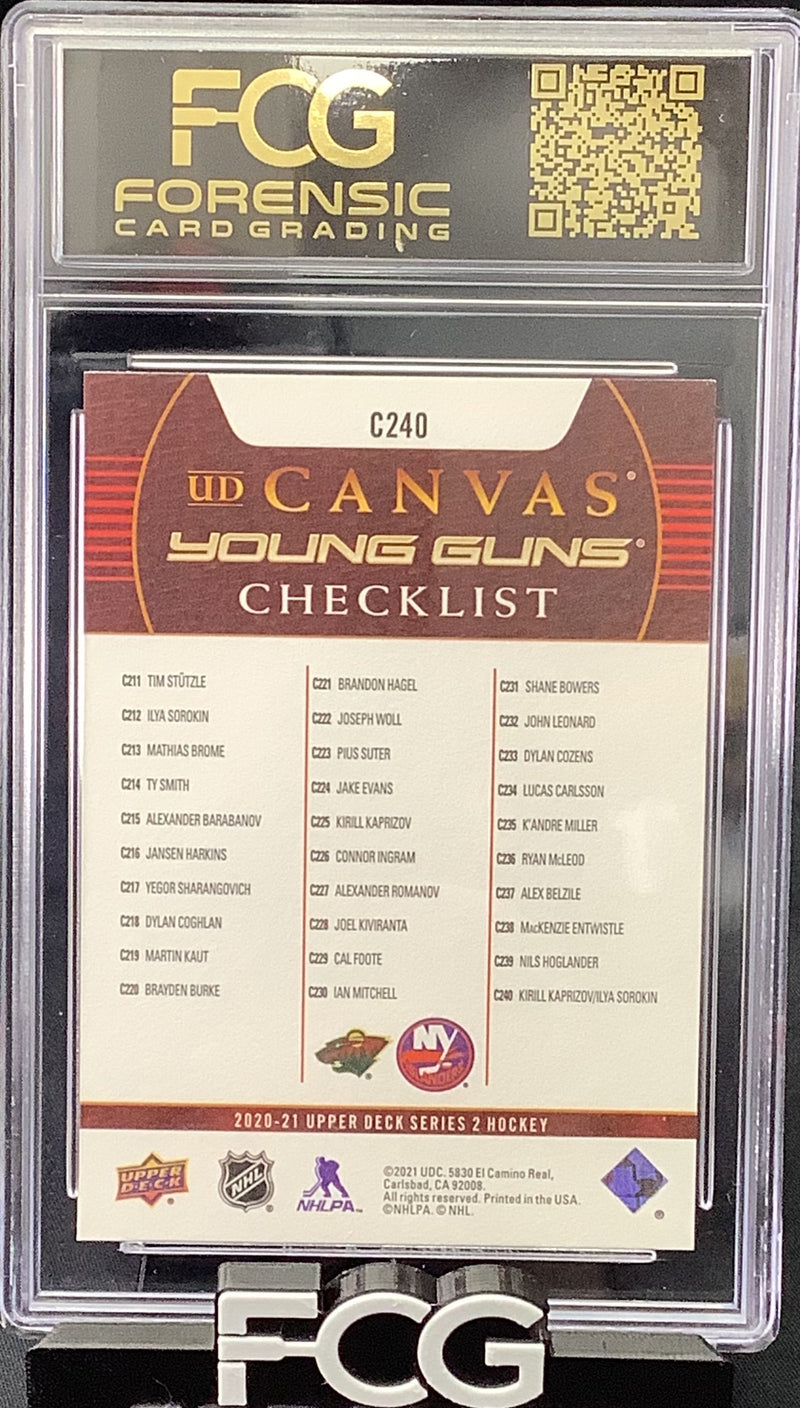 2020-21 YOUNG GUNS Canvas Checklist -