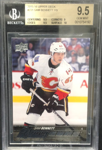 2015-16 Young Guns  #231 - Sam Bennett  9.5  B