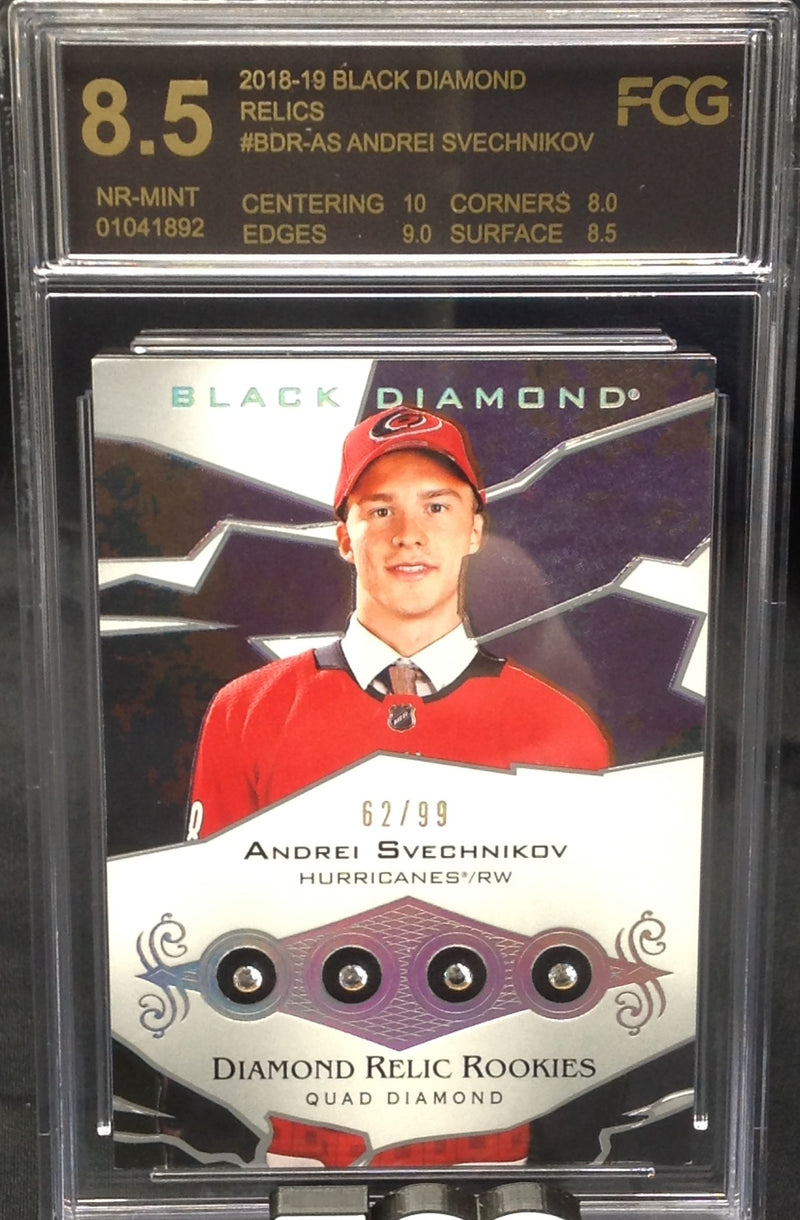 2018-19  Black Diamond Relics - Andrei Svechnikov  8.5