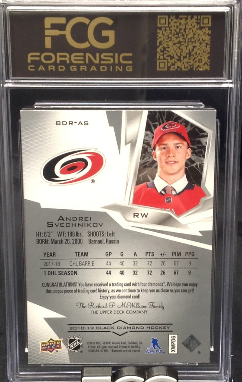 2018-19  Black Diamond Relics - Andrei Svechnikov  8.5