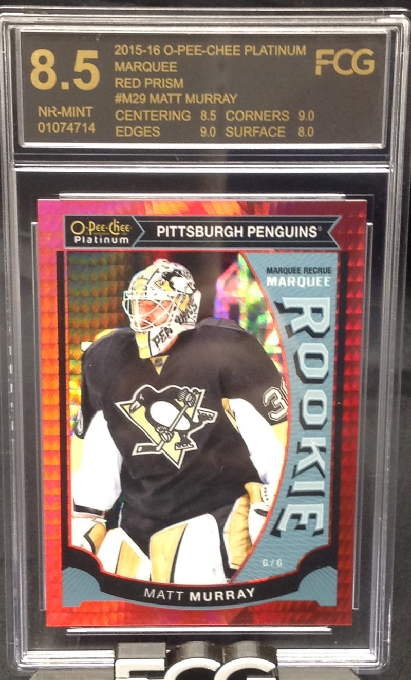 2015-16  O-Pee-Chee Platinum - Matt Murray 8.5