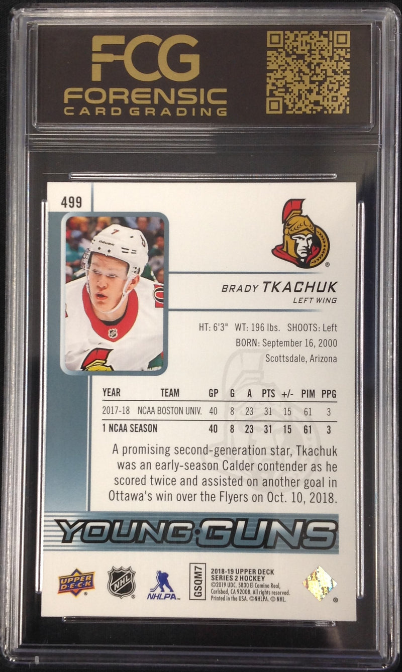 2018-19  YOUNG GUNS ROOKIE CARD