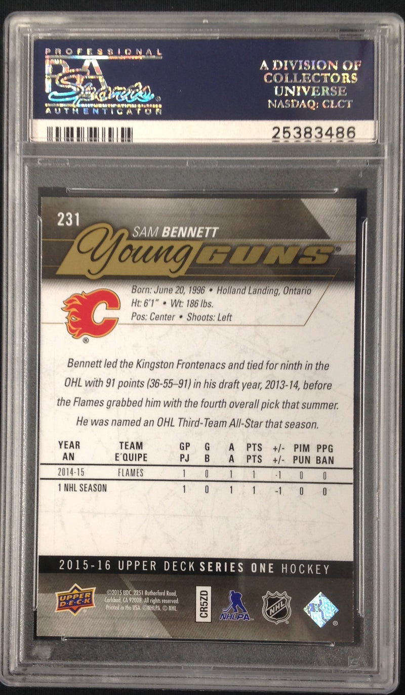 2015-16 Upper Deck Exclusives - Sam Bennett  9