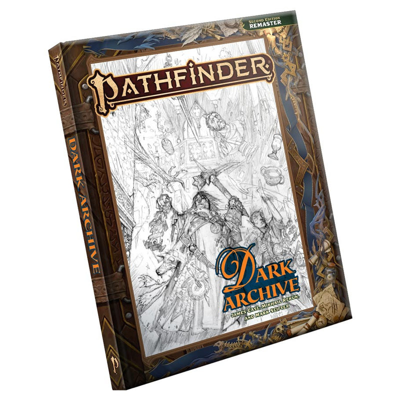 Pathfinder Dark Archive Remastered Sketch Cover