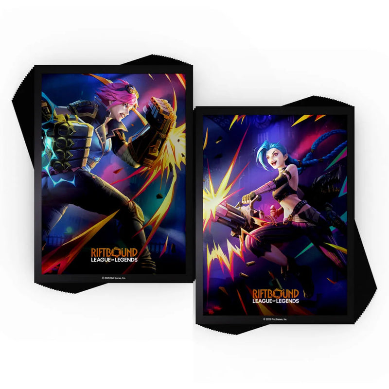 Riftbound League of Legends - Sleeves 100ct - Vi vs. Jinx
