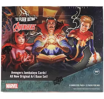 Upper Deck - 22 Fleer Ultra Marvel Avengers Hobby Box