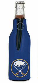 Bottle Zip up Koozie - NHL Buffalo Sabres