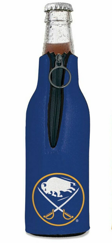 Bottle Zip up Koozie - NHL Buffalo Sabres