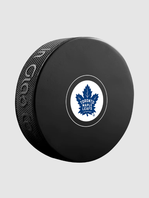 Hockey Puck- Maple Leafs