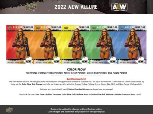 2022 Upper Deck AEW Allure Hobby Box