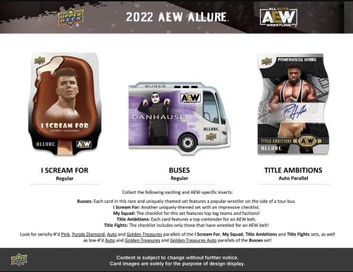 2022 Upper Deck AEW Allure Hobby Box