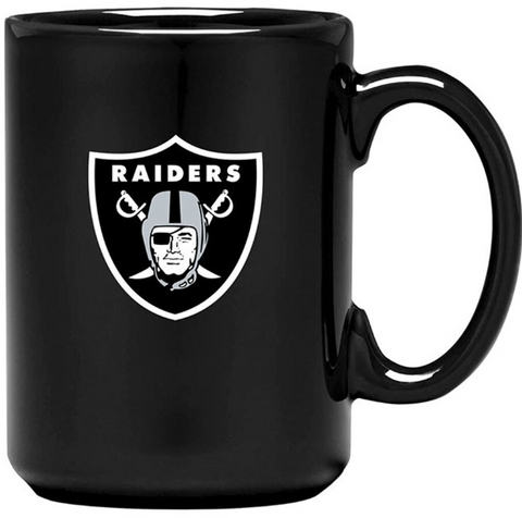 15 Oz El Grande Mug - Raiders Black