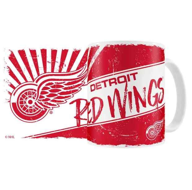 15 oz Ceramic Mug - Detroit Red Wings Wrapped