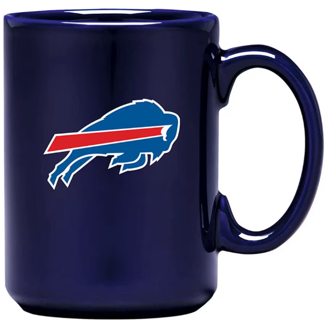 15 Oz Ceramic Mug - Buffalo Bills Blue