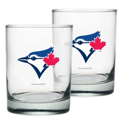 2 Pack Rock Glasses - Blue Jays