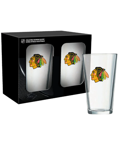 2 Pack 16 oz Mixing Glasses -  Blackhawks