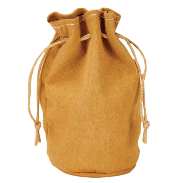 Leather Dice Bag - Tan