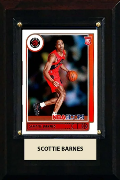 Plaque W/Card Scottie Barnes