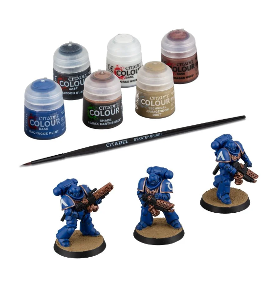 Warhammer 40K: Infernus Marines + Paints