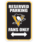 Reserved Parking Sign - NHL Pittsburgh Penguins