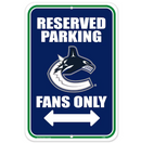 Reserved Parking Sign - NHL Canucks
