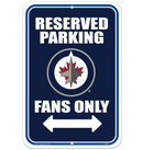 Reserved Parking Sign - NHL Winnipeg Jets