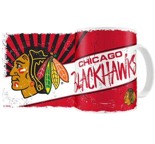 15 oz Ceramic Mug - Chicago Blackhawks Wrapped