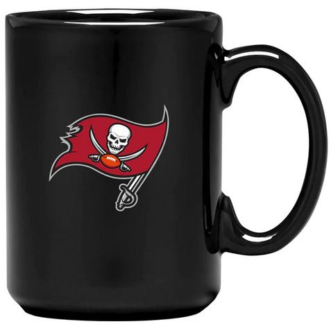 Tampa Bay Buccaneers  15 oz Ceramic Mug - Black