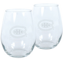 Stemless Wineglass 17 oz Montreal Canadiens