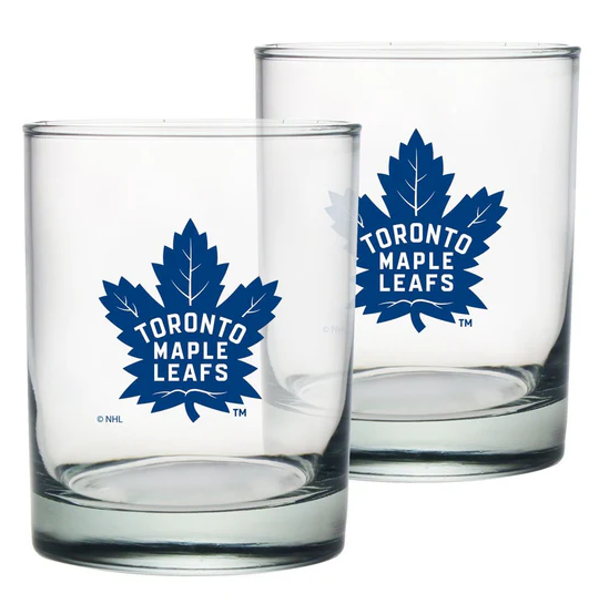 Maple Leafs - Rock Glass Set