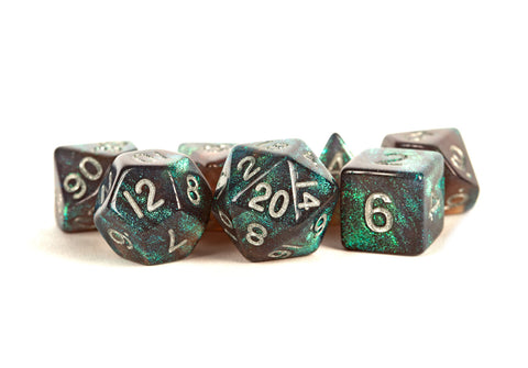Acrylic 7 Dice Set - Stardust Grey