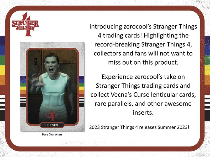 2023 Topps Stranger Things Season 4 Hobby Pack