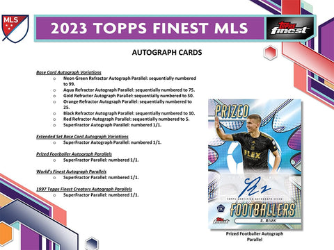 2023 Topps Finest - MLS Trading Cards