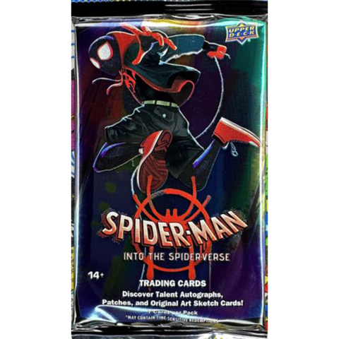 2022   Spider-man: Into the Spider-Verse Trading Cards Pack