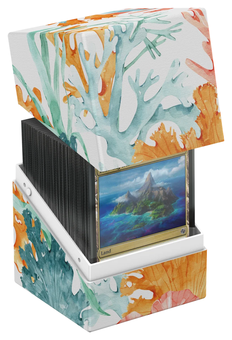 Ultimate Guard Deckbox 100+ Coral Places Seablue Hush