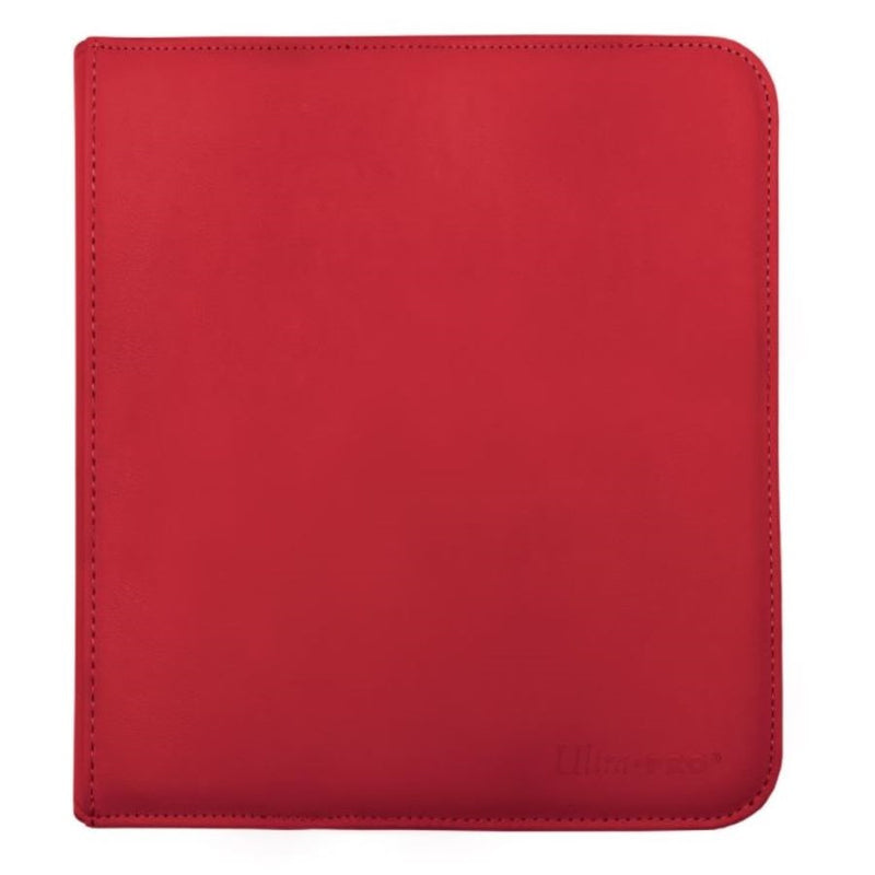 Ultra Pro 12 Pocket Zippered Pro Binder - Vivid Red