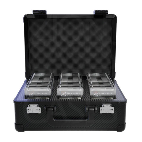 Zion Cases - Slab Case 3 Row (Carbon Fiber Black)