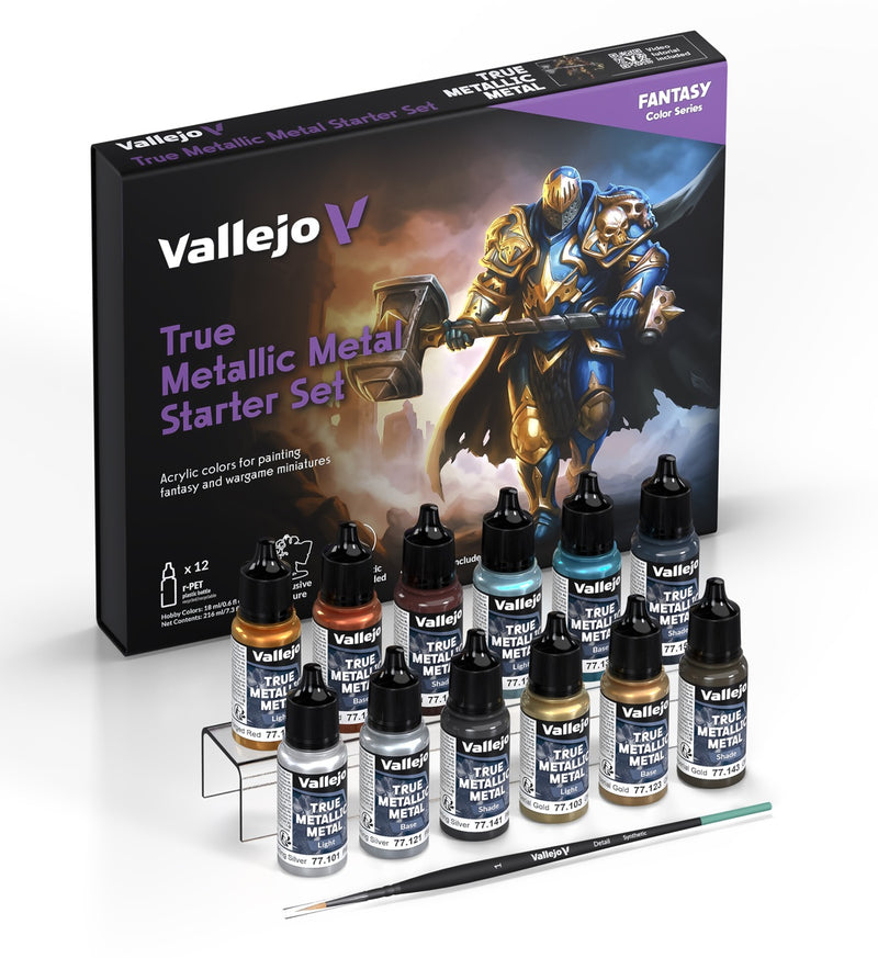 Vallejo: True Metallic Metal Starter Set