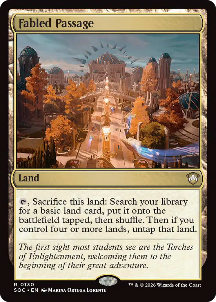 Fabled Passage [Secrets of Strixhaven Commander]