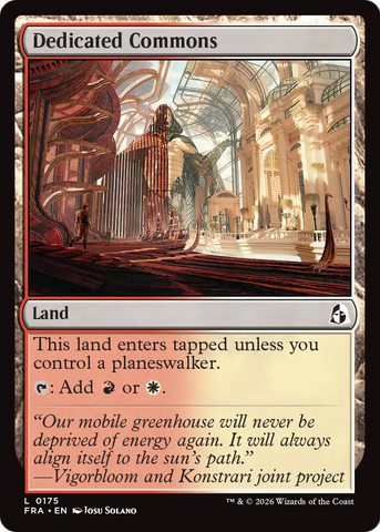 Dedicated Commons [Reality Fracture]