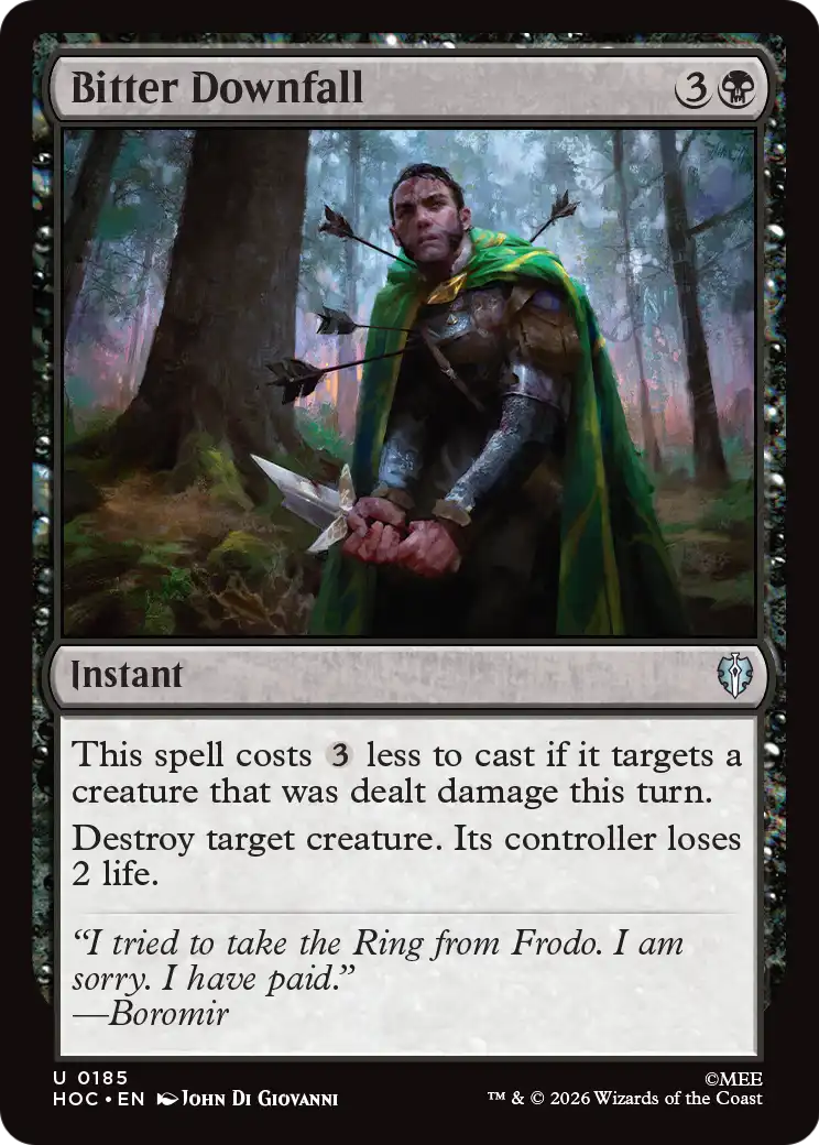 Bitter Downfall [The Hobbit: Eternal-Legal]