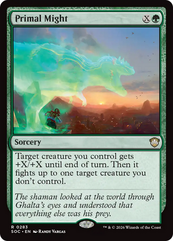 Primal Might [Secrets of Strixhaven Commander]