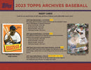 2023 Topps Archives Baseball - Hobby Box